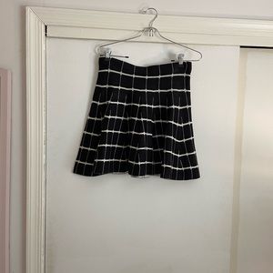 Black and white skirt